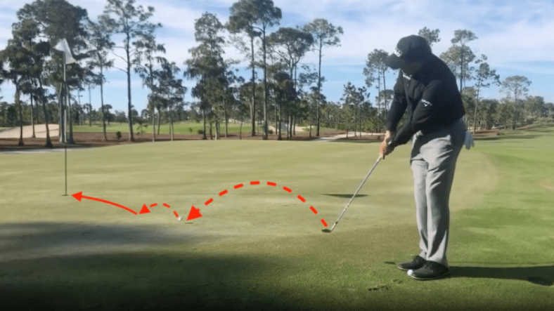 Toe Down Chip Shot