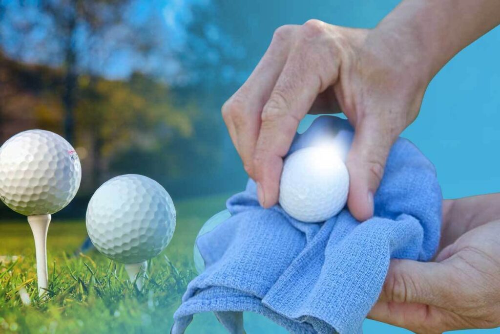 Cleaning golf ball